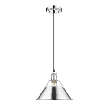  3306-M CH-CH - Orwell CH Medium Pendant - 10" in Chrome with Chrome shade